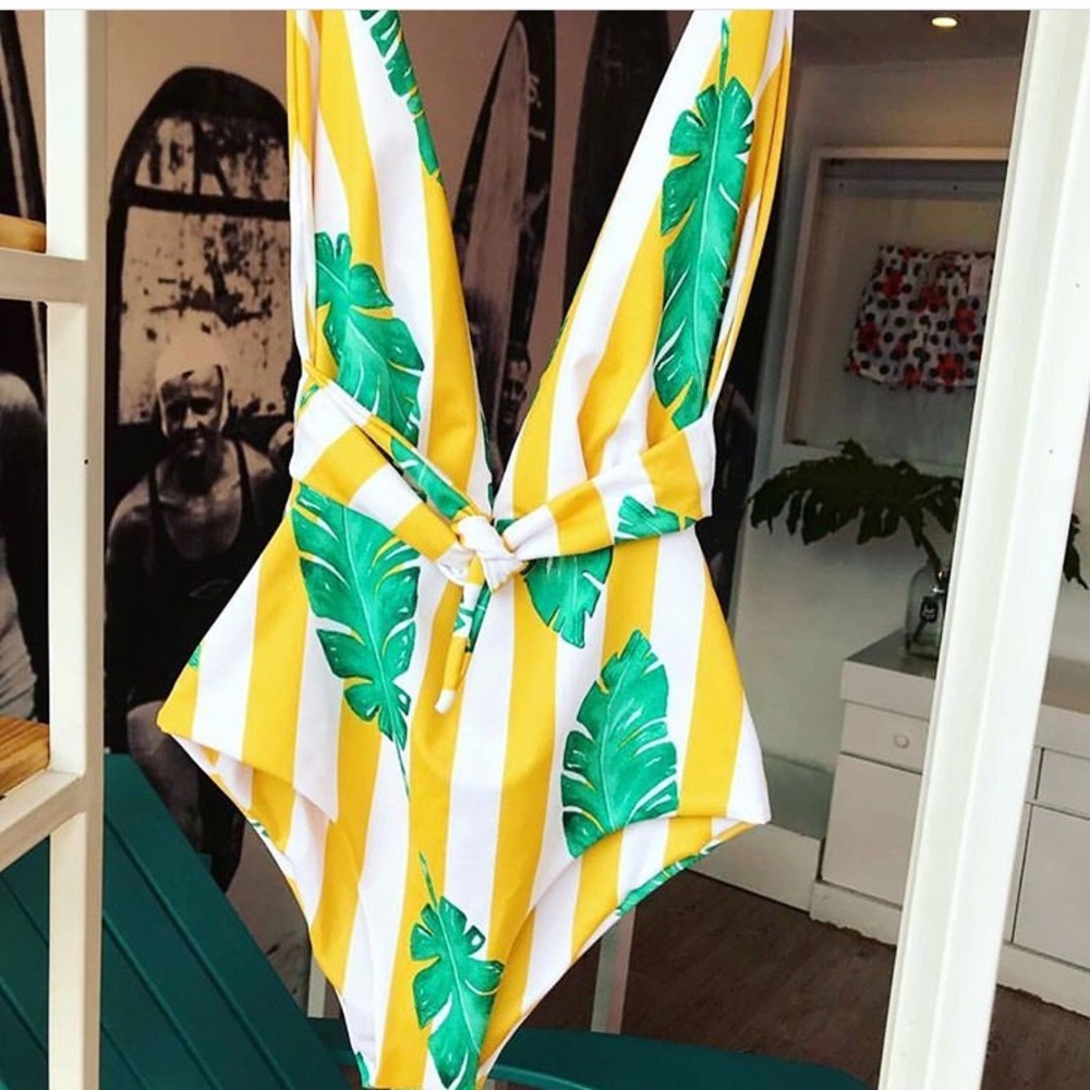 Palm trees swimsuit